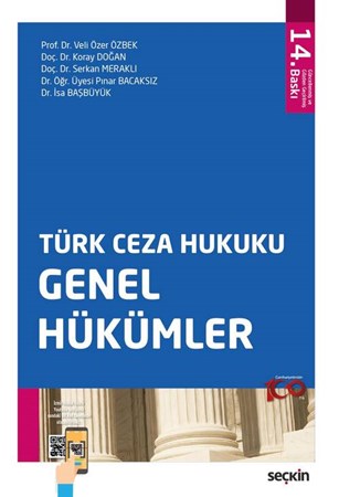 Türk Ceza Hukuku Genel Hükümler 14. BASKI