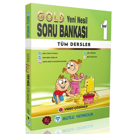 1. Sınıf Tüm Dersler Gold Soru Bankası / Mutlu Yayıncılık