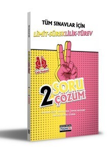 Benim Hocam Yayınları 2021 Tüm Sınavlar İçin Limit-Süreklilik-Türev 2 Soru 2 Çözüm Fasikülü
