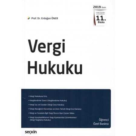Vergi Hukuku  Öğrenci Özel Baskısı