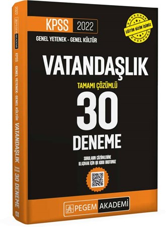 KPSS Genel Kültür Genel Yetenek Vatandaşlık 30 Deneme