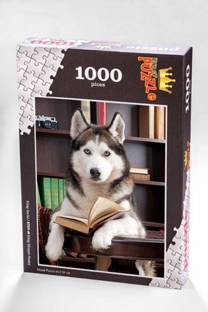 Kitap Serisi Kitap Okuyan Husky 100 Parça Puzzle Kt09 M