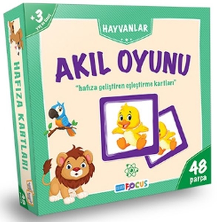 Blue Focus Hayvanlar - Akıl Oyunu 48 Parça