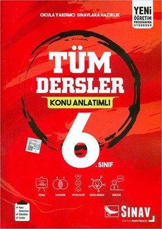 Sınav 6. Sınıf Tüm Dersler Konu Anlatımlı Yeni