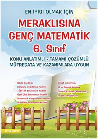 Altın Nokta Meraklısına Genç Matematik 6. Sınıflar İçin Konu Anlatımlı Tamamı Çözümlü