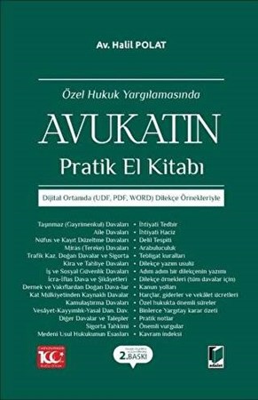Özel Hukuk Yargılamasında Avukatın Pratik El Kitabı- 2. BASKI