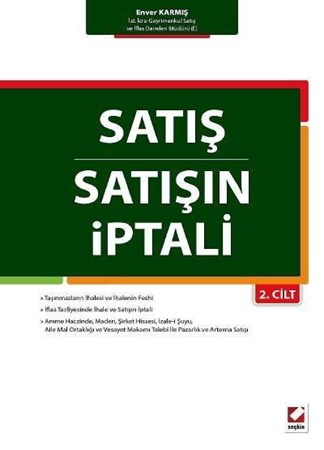 Satış – Satışın İptali (2 Cilt)