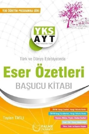 Palme Ayt Eser Özetleri Başucu Kitabı Yeni