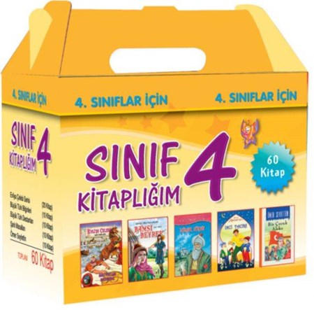 Sınıf Kitaplığım Seti 4. Sınıf 60 Kitap