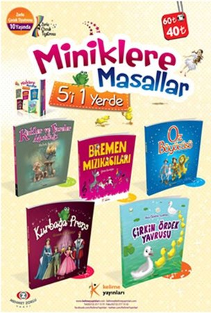 Miniklere Masallar 5 Kitaplık Masal Seti