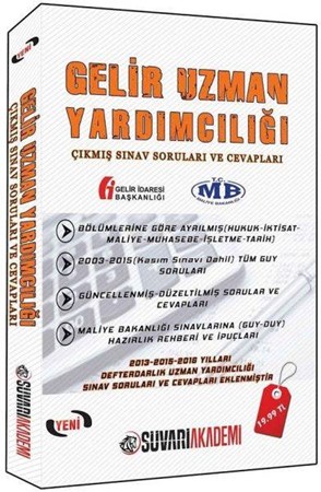 Süvari Akademi Gelir Uzman Yardımcılığı Çıkmış Sınav Soruları Ve Cevapları