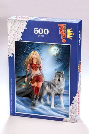 Masal Fantastik Serisi Kurtların Kraliçesi 500 Parça Puzzle Mf08 D