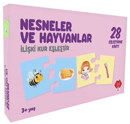 Nesneler ve Hayvanlar - İlişki Kur Eşleştir (3+ Yaş)
