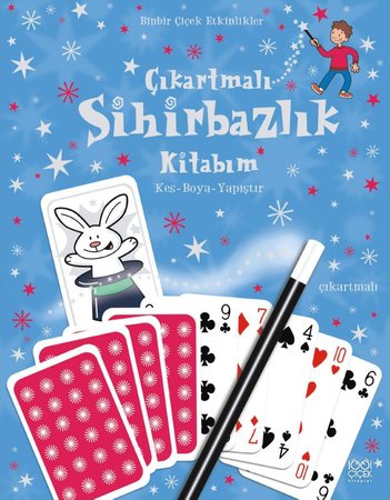 Çıkartmalı Sihirbazlık Kitabım / Kes -Boya - Yapıştır
