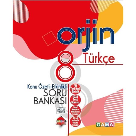 8.Sınıf Orjin Türkçe Konu Özetli-Etkinlikli Soru Bankası