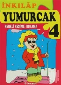 Yumurcak 4 Renkli Resimli Boyama