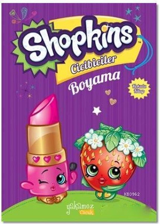 Shopkins Cicibiciler Boyama - Mor Kitap