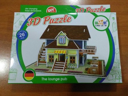 3D Puzzle The Lounge Pub 26 Parça