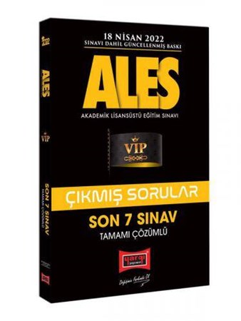 ALES Son 7 Sınav Tamamı Çözümlü Çıkmış Sorular (18 Nisan 2022 Sınavı Dahil)