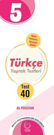 5.sinif Türkçe Yaprak Test ( 40 Test )