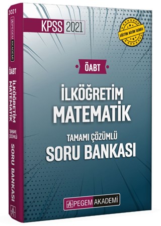 2021 Kpss Öabt İlköğretim Matematik Tamamı Çözümlü Soru Bankası