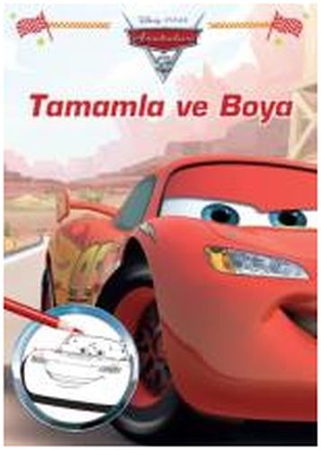 Disney Arabalar - Tamamla ve Boya