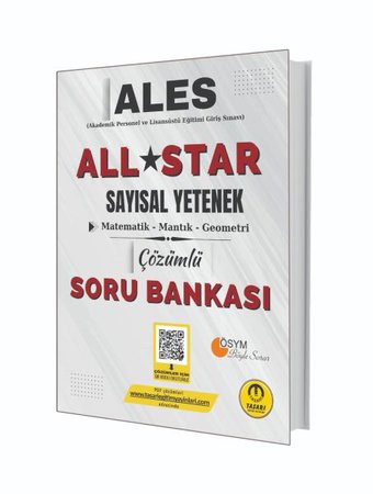 Tasarı ALES Sayısal Sözel Yetenek Soru Bankası Çözümlü