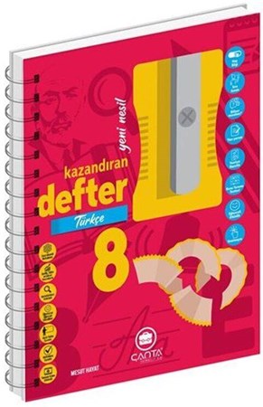 8. Sınıf Türkçe Okula Yardımcı Kazandıran Defter