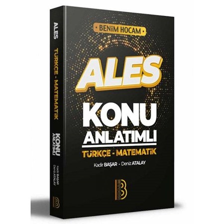 2022 ALES Konu Anlatımı Benim Hocam Yayınları