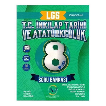 8. Sınıf LGS T.C. İnkılap Tarihi ve Atatürkçülük Soru Bankası