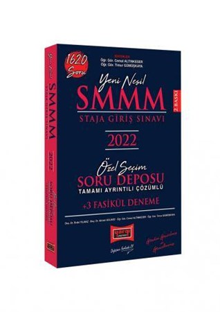 SMMM Staja Giriş Sınavı Tamamı Ayrıntılı Çözümlü Özel Seçim Soru Deposu +3 Fasikül Deneme 2.Baskı