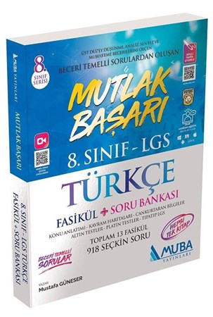 8. Sınıf LGS Türkçe Mutlak Başarı Fasikül Soru Bankası