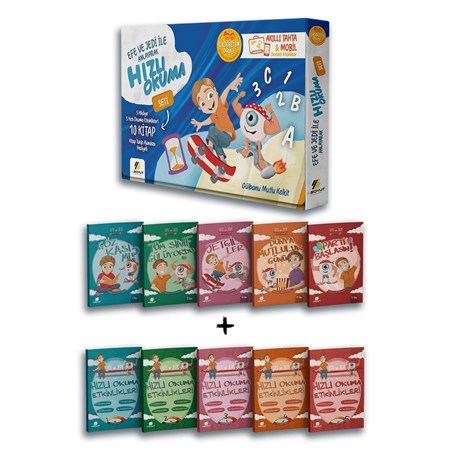 Efe Ve Jedi İle Anlayarak Hızlı Okuma 10 Kitap Set