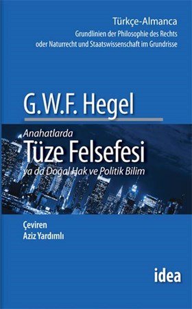Tüze Felsefesi Philosophie Des Rechts Hegel