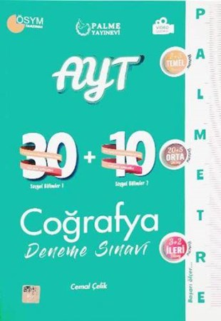 AYT Coğrafya Palmetre 30+10 Deneme Sınavı Video Çözümlü