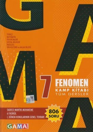 7. Sınıf Tüm Dersler Fenomen Kamp Kitabı