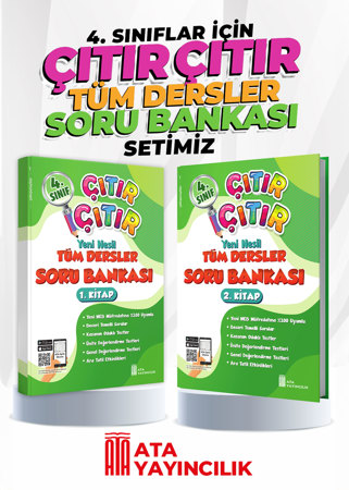 4. Sınıf Çıtır Çıtır Tüm Dersler Soru Bankası Set 1 ve 2. Kitap
