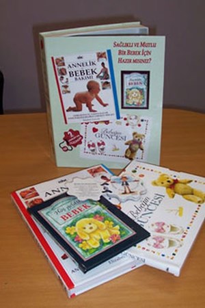 Annelik Ve Bebek Bakımı Seti Bebeğin Güncesi Hoşgeldin Bebek Ciltli