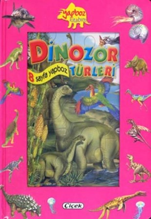 Dinozor Türleri Yapboz Kitabım Ciltli