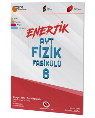 AYT Fizik Enerjik Fasikülü 8 Denge Tork Basit Makineler