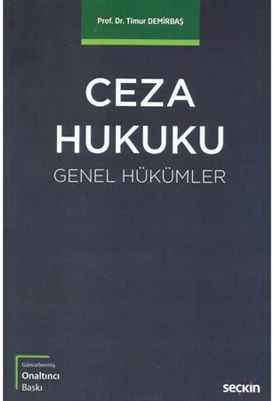Ceza Hukuku Genel Hükümler