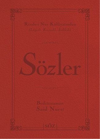 Sözler (Ciltli, Büyük Boy, 2 Renk)