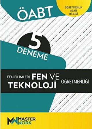 ÖABT Fen Bilimleri Fen ve Teknoloji Öğretmenliği 5 Deneme