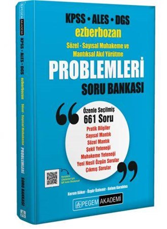 PSS ALES DGS Ezberbozan Sözel-Sayısal Muhakeme ve Mantıksal Akıl Yürütme Problemleri Soru Bankası