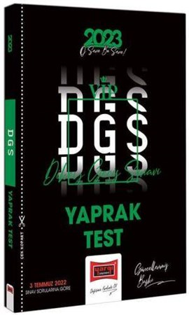 2023 DGS Yaprak Test