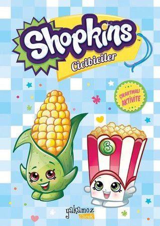 Shopkins Cicibiciler Çıkartmalı Aktivite - Mavi