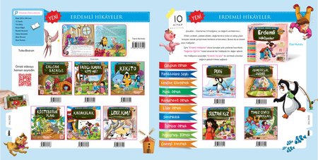 Erdemli Hikayeler Seti (10 Kitap Takım)