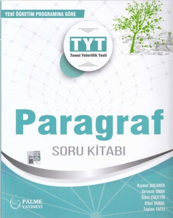 Palme Yks Tyt Paragraf Soru Kitabı Yeni