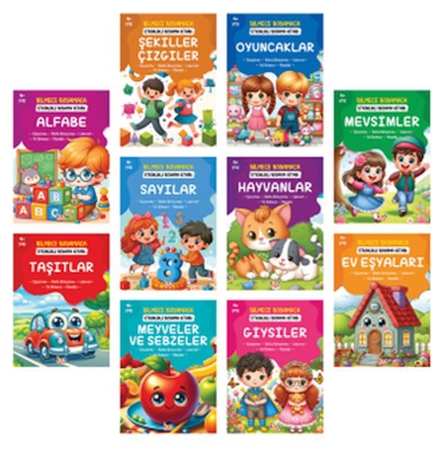 Bilmece Boyamaca (10 Kitap Takım)