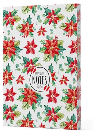 Yılbaşı 6 - Yan Boyamalı Çizgili Defter